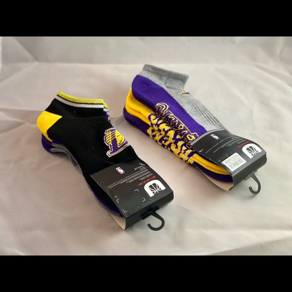 LA Laker ankle socks - Picture 1 of 2